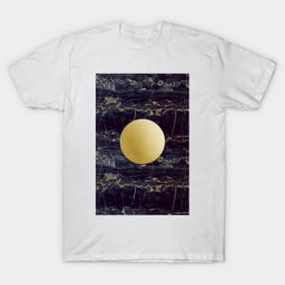 Gold and black granite T-Shirt